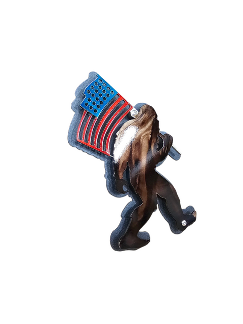 Bigfoot American Flag