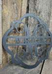 Monogram Name Sign