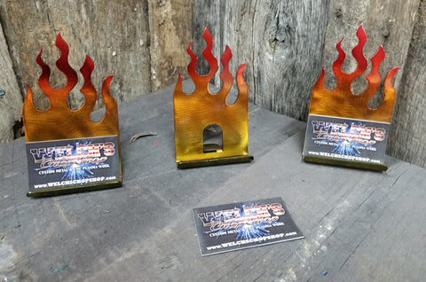 Flame Business Card Holders