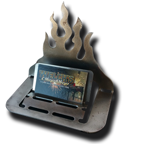 Flame Big Base Card Holders