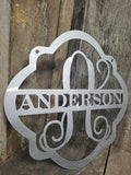 Monogram Name Sign